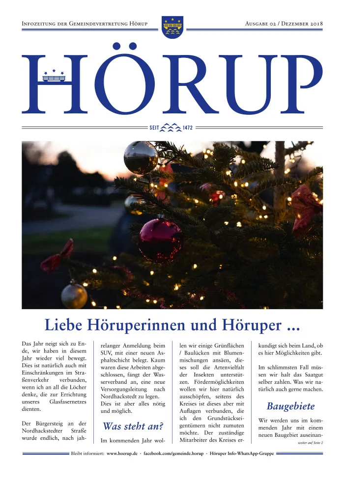 Hörup Zeitung Ausgabe 02 Dezember 2018