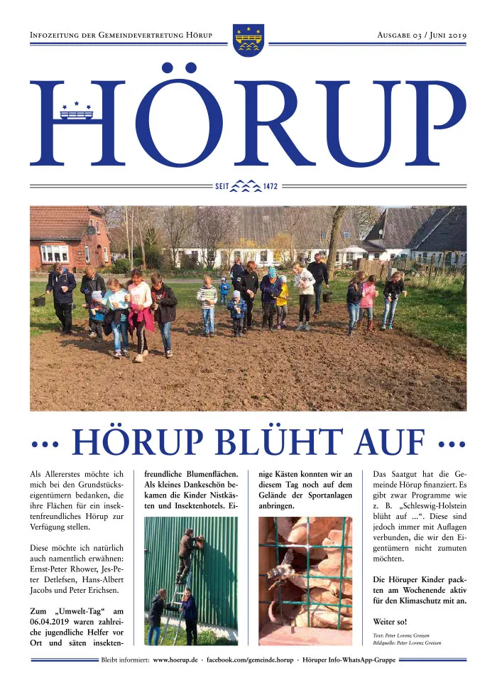 Hörup Zeitung Ausgabe 03 Juni 2019