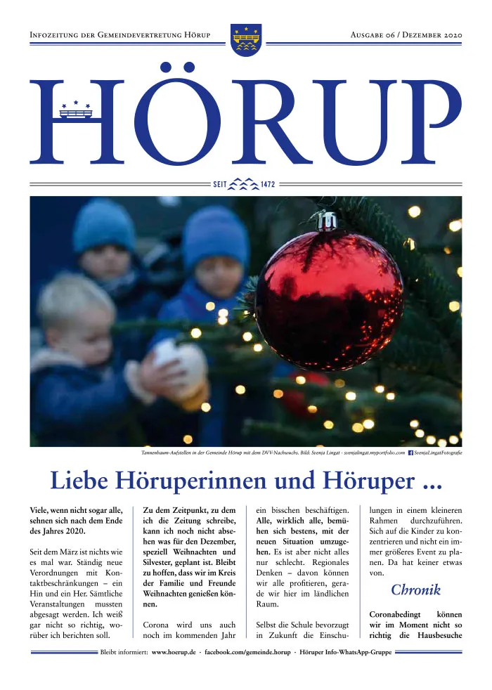 Hörup Zeitung Ausgabe 06 Dezember 2020