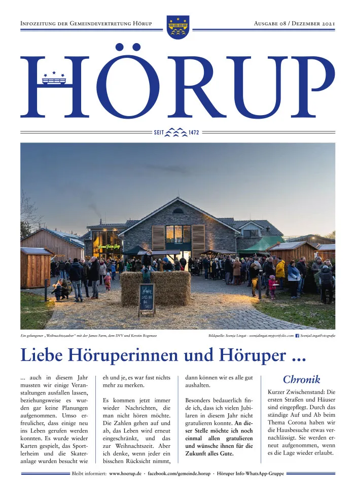 Hörup Zeitung Ausgabe 08 Dezember 2021