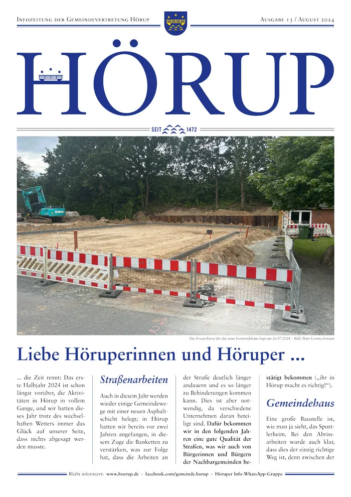 Hörup Zeitung Ausgabe 13 August 2024